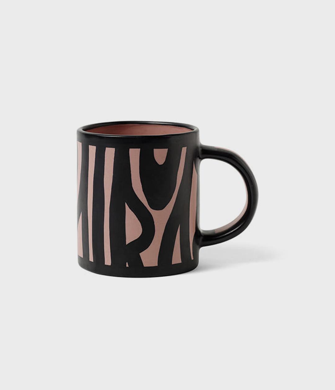 Wood Mug Pink