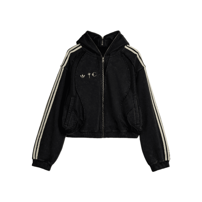 아디다스 x 떠그 클럽 팀가이스트 스웨트 후드 집업 블랙 (KR 사이즈)