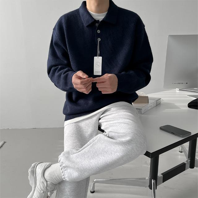 [당일출고]핀스 캐시미어 카라 헤비 니트(9color)