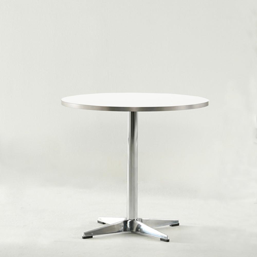 플랜 원형 테이블 식탁 2인 화이트 카페