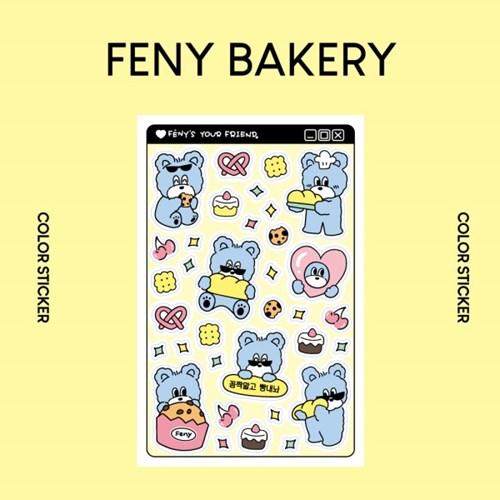 페니 베이커리 컬러 스티커 (리무버블)