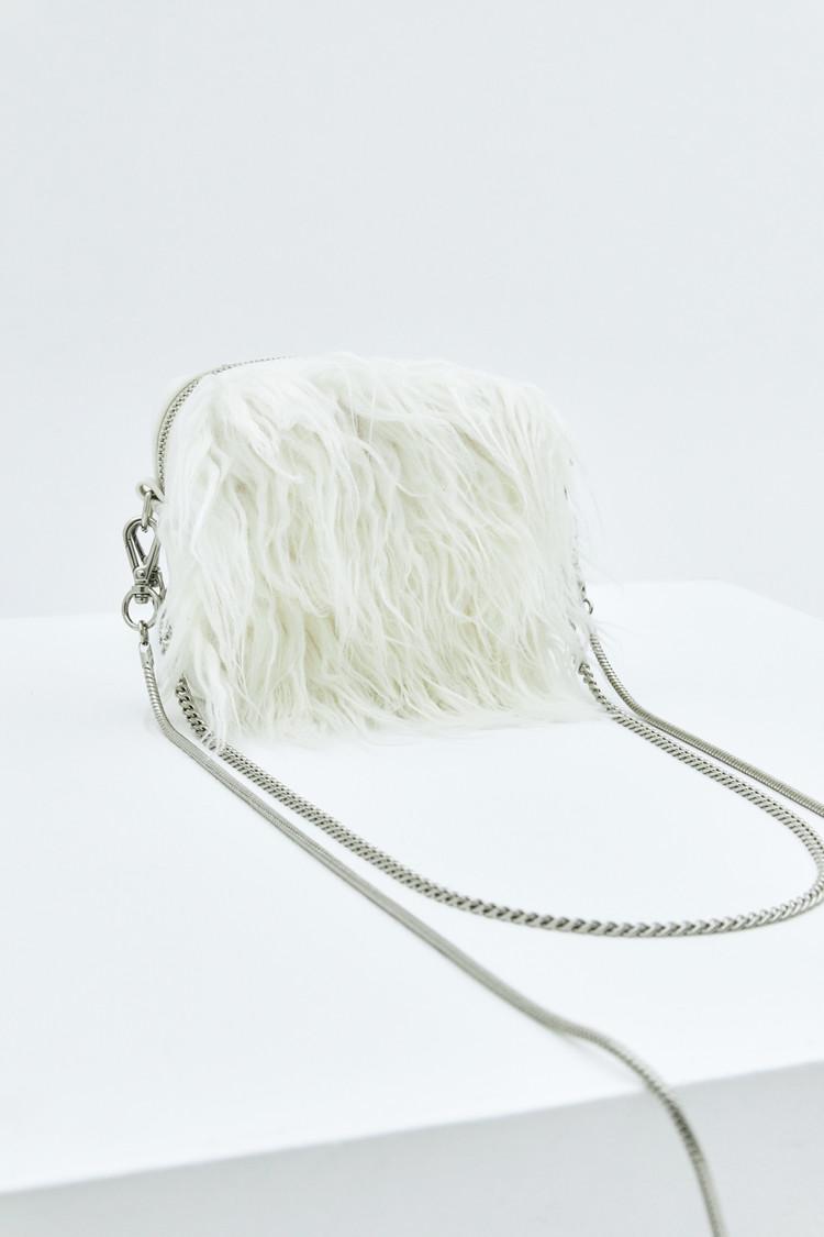 Mini Fur Chain Bag off-white (ver.2) (4차 리오더)