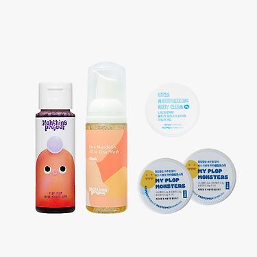 (한정수량) 나띵프로젝트 목욕놀이 & 스킨케어 미니어쳐 체험키트