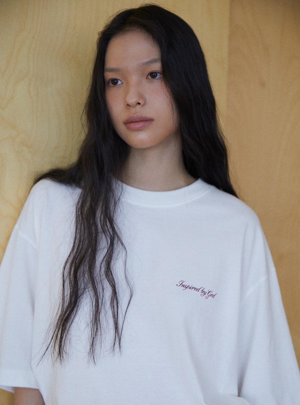 COTTON LOGO T-SHIRT - WHITE 5.22(THU) 14:00 OPEN