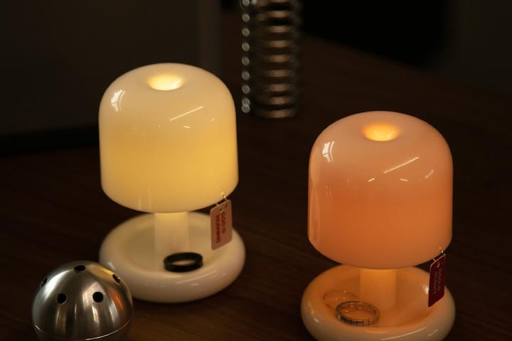 무선 충전식 미니 터치 버섯 램프 감성 LED 무드등 조명 스탠드 RML-120