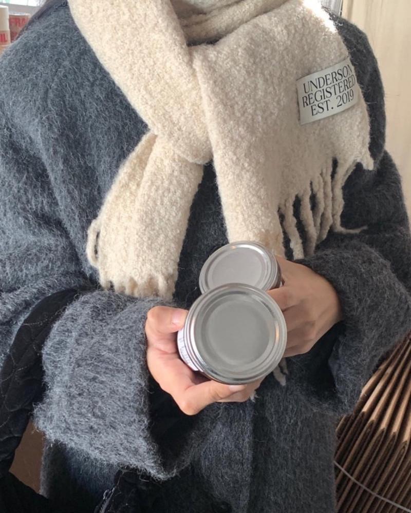 아이,그레이당일/ Underson 언더슨 부클 머플러 울 30 롱 수술 목도리 커플목도리 6color