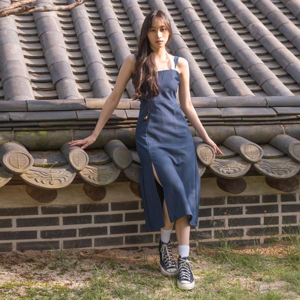 [dress] 태극물결 한복 스판