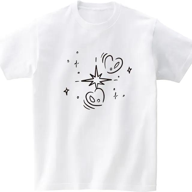 (23SS)HEART STAR 반팔 티셔츠 화이트