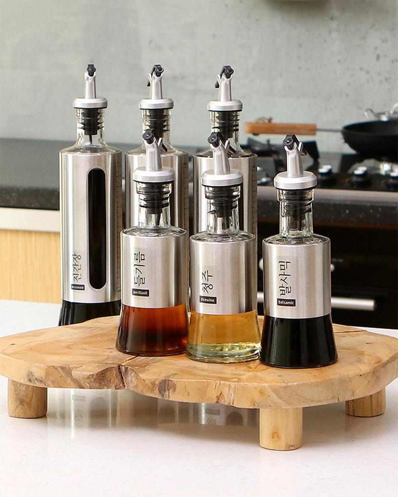 더쉐프 레이저각인 304스텐 오일병 200ML