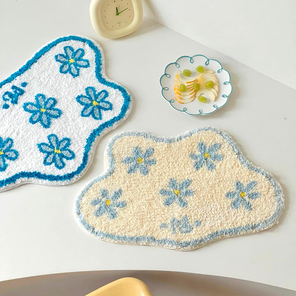 페이퍼가든 자체제작 플라우드 터프팅 러그 현관 발매트 자카드 매트