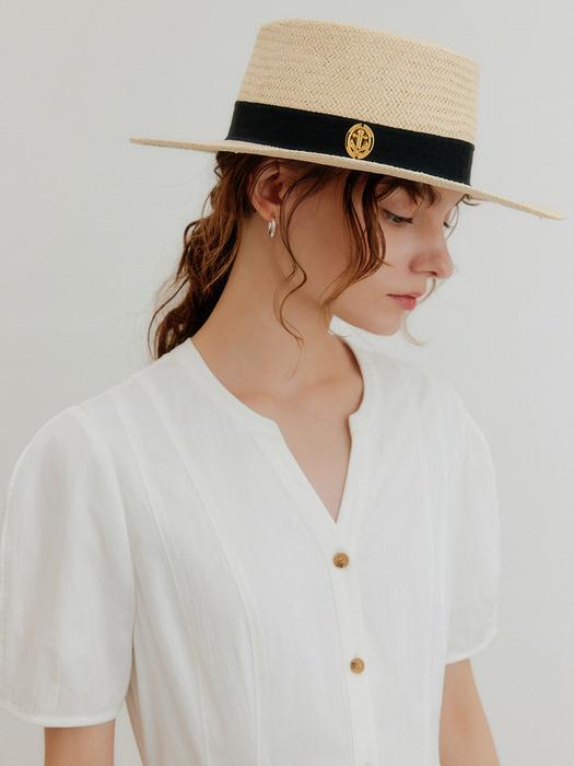 줄리 파나마 햇_베이지 / JULIE PANAMA HAT_BEIGE