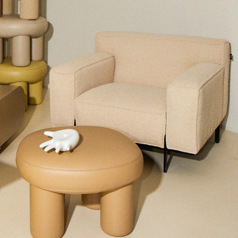 알로소 보눔 1인용 소파 [부클레 패브릭]