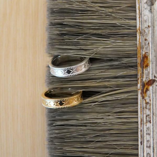 Fleur Carving Ring 02_silver