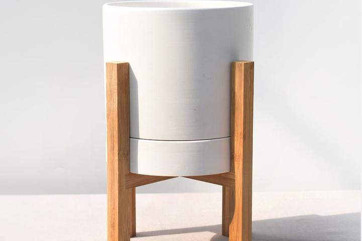 우드스탠드화분 인테리어 도자기 가드닝화분 4Size