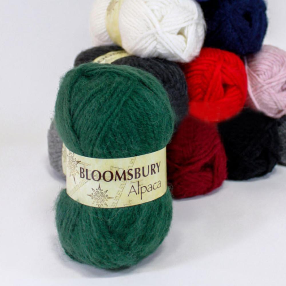 블룸즈버리 알파카 두꺼운 옷 소품 겨울 뜨개실