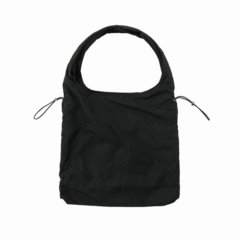 셔링 숄더백 (블랙)