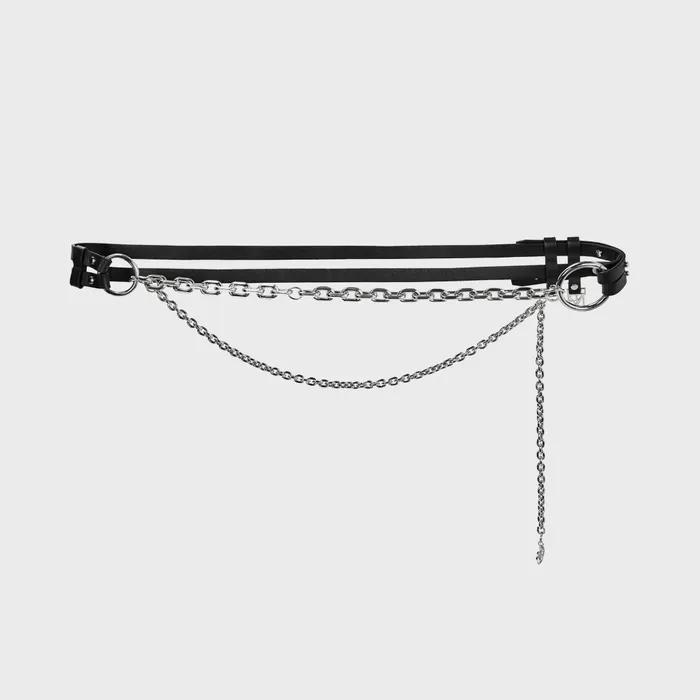 Chain Double Belt [ Black ]