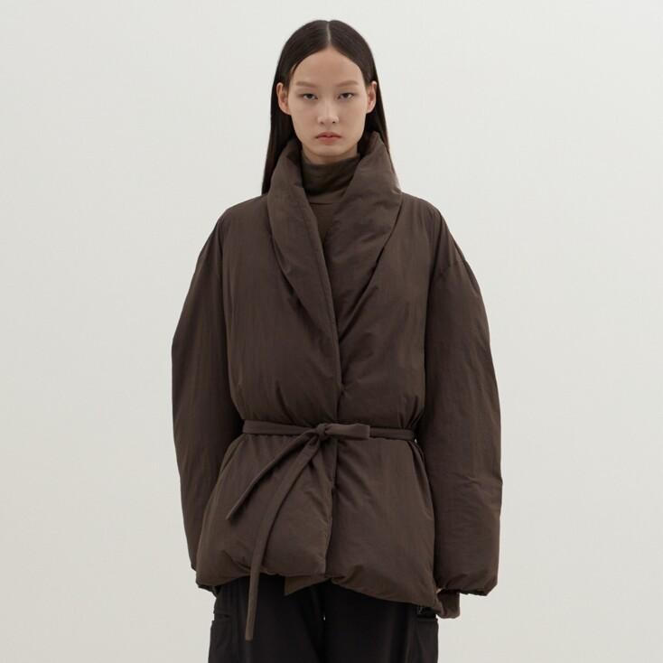 [수박온니 PICK]Shawl Padding (Dark Brown)