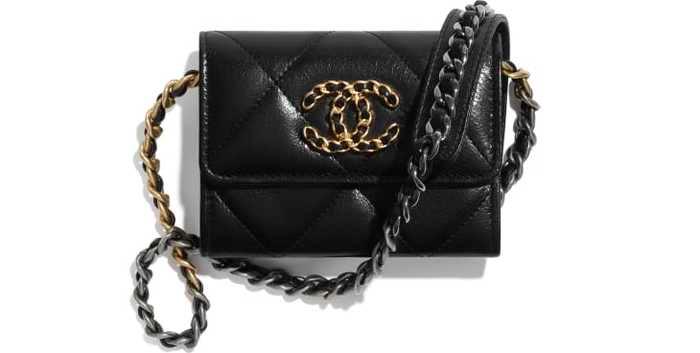 유럽직배송 샤넬 CHANEL CHANEL 19 Flap Coin Purse with Chain AP1787B0321194305