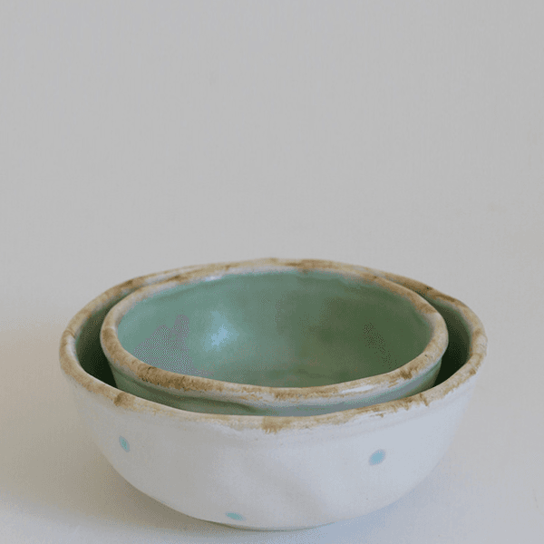 Essential Rice Bowl Blue Dot - 2 Size
