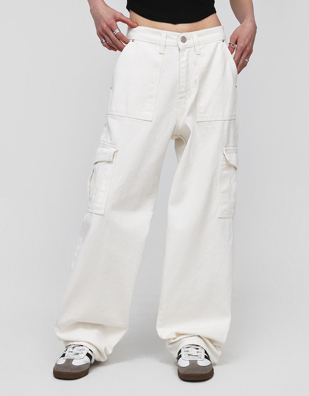 콜란스 세미와이드 코튼 카고팬츠