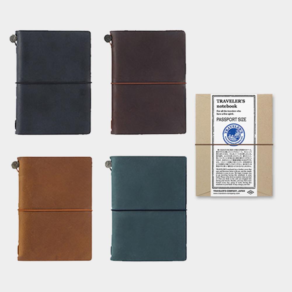 미도리 트래블러스 노트 만년필용 감성 가죽 다이어리 패스포트