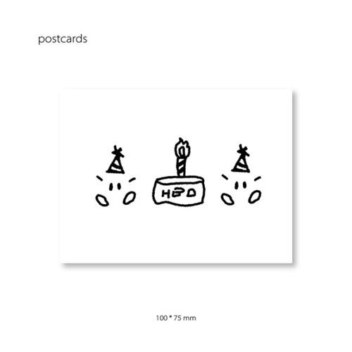 유유 벌스데이 엽서