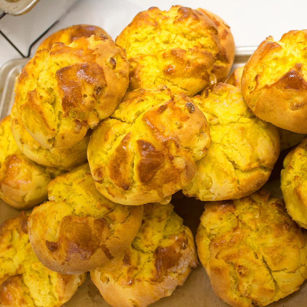 국내산 초당 옥수수를 넣은 옛날 옥수수빵