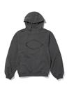RHOMBUS SIDE BUTTON UP HOODIE_WASHED CHARCOAL
