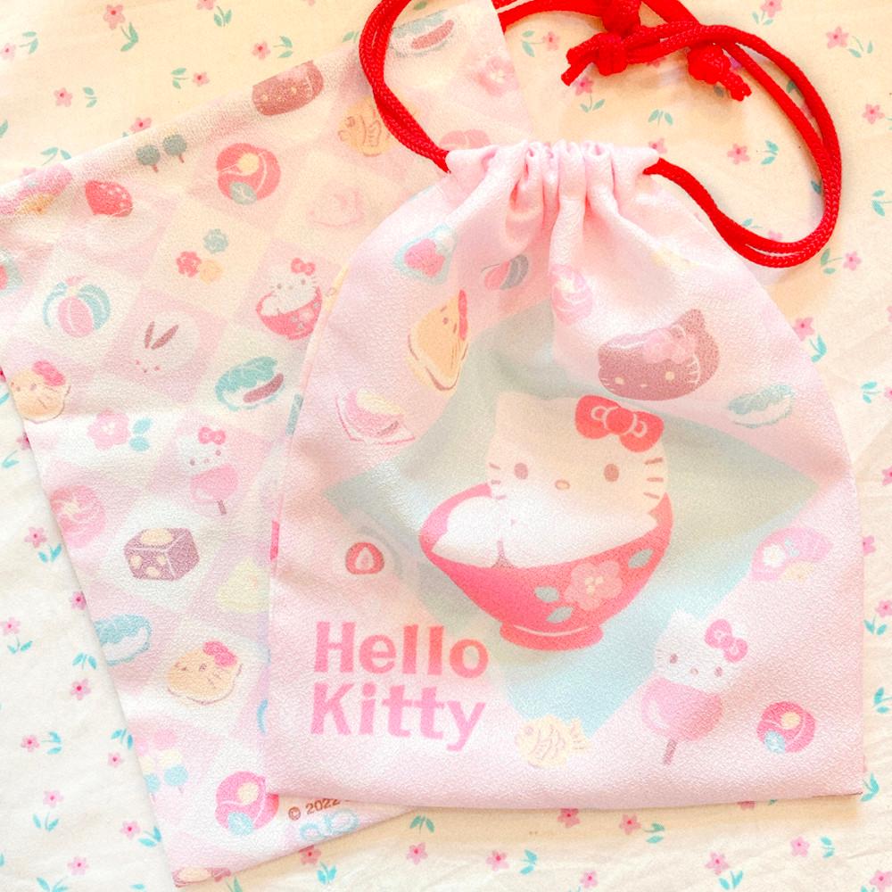 화과자 키티 파우치