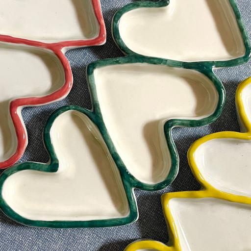 하트나눔접시❤️💛💚