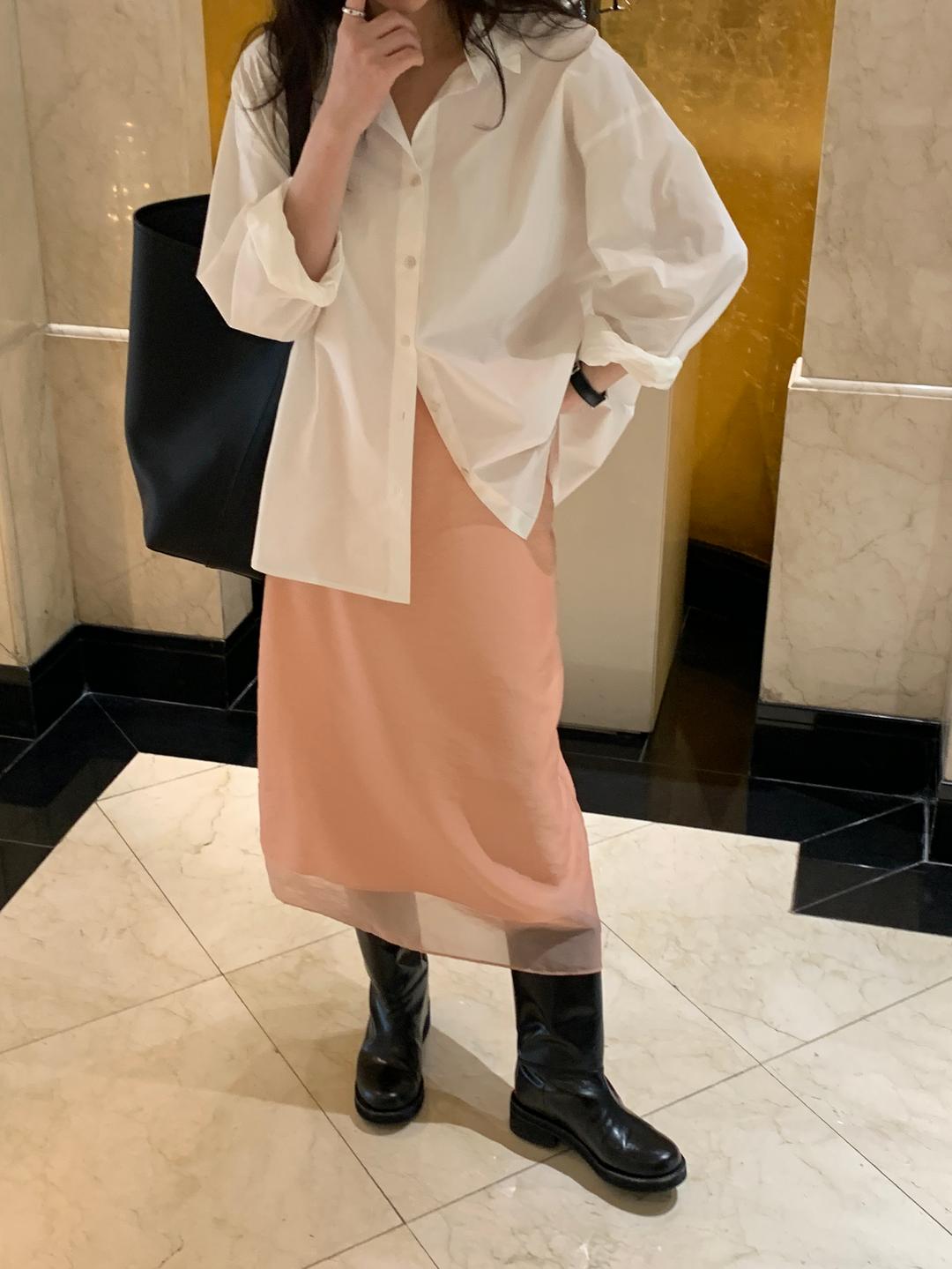 [리어스 제작] 오버사이즈 화이트 셔츠