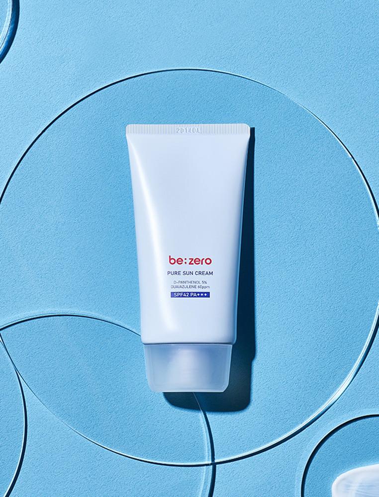 [6/3입고예정/비건인증] 더마팩토리 비제로 퓨어 선크림 80g SPF42, PA+++ / 마일드선크림 무기자차 촉촉한선크림 이지워셔블 온가족선케어 자극지수 0.00 민감피부