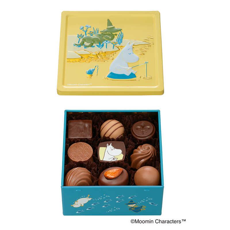 무민 메리스 콜라보 2026 발렌타인데이 스너프킨 틴 케이스 초콜릿 (9개입)