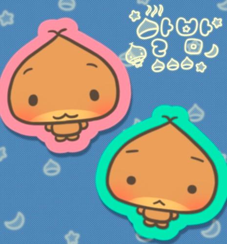 알밤 조각 스티커