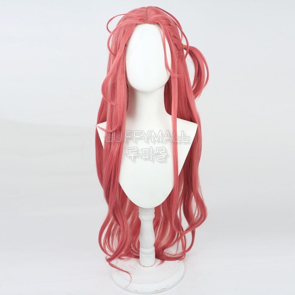 블루 아카이브 코스프레 하나오카 유즈 고열사 가발 B