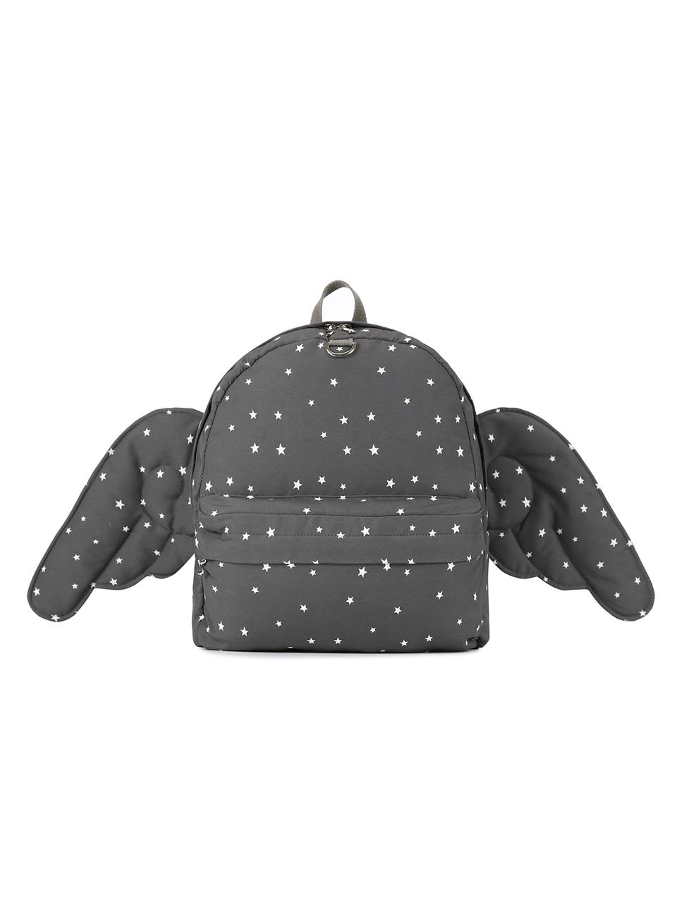 ♪ Angel Wing Backpack - GREY STAR ♫