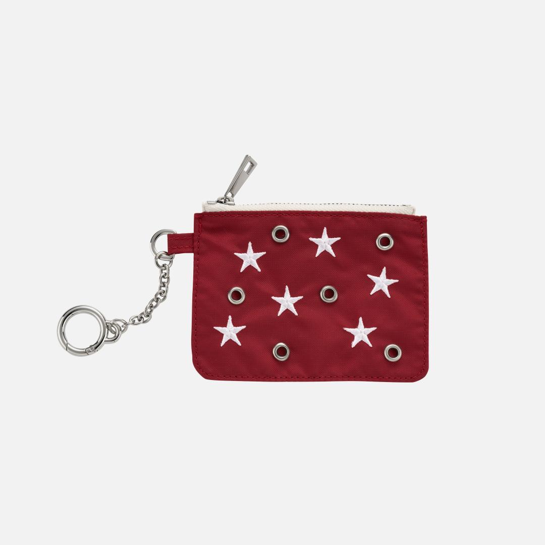 star pop card case-red