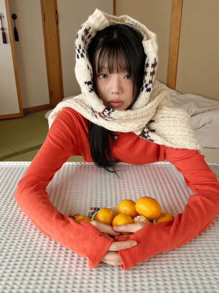 [9hope] 썬오렌지 heart warmer T