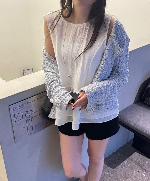 bear wool shorts (black)