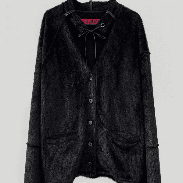 FAKE COLLAR CARDIGAN