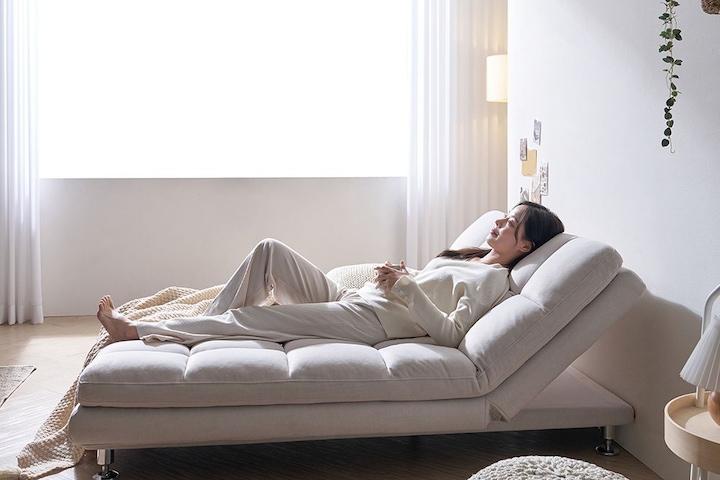 브리즈 데이비스 패브릭 3인용 소파 베드