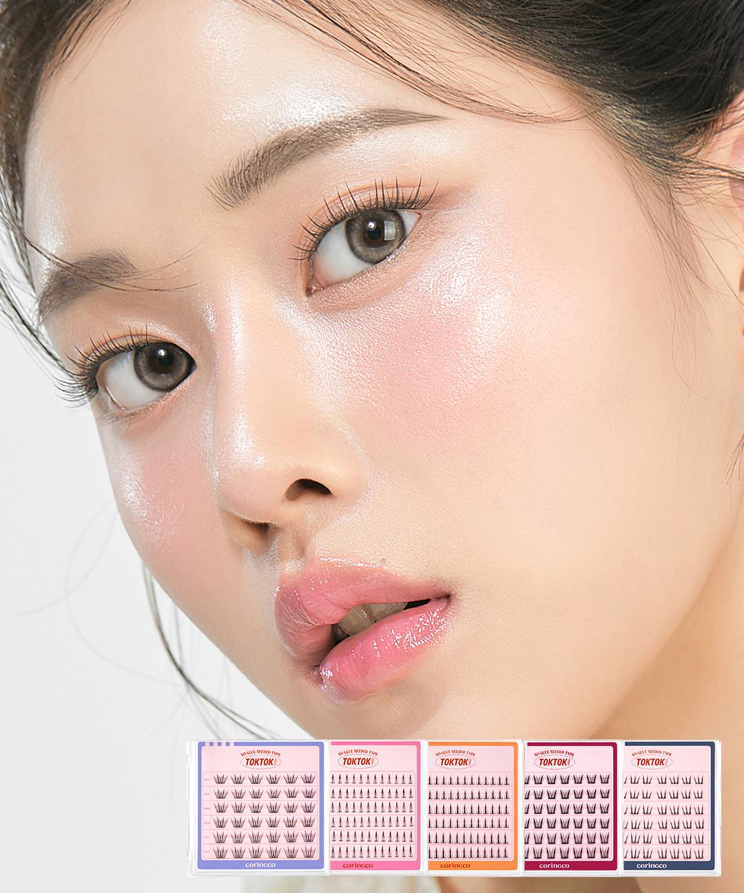 코링코 ✨NEW 신상✨ 톡톡하라 노글루 속눈썹💗(9종택1)