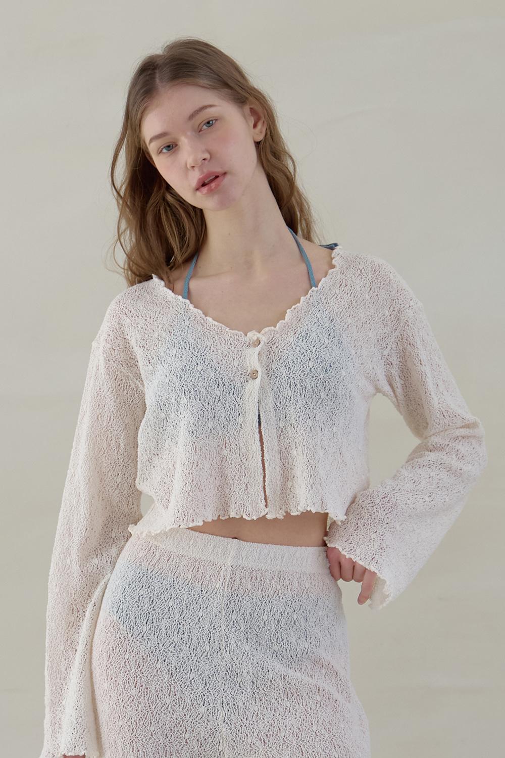 LACE COVER UP CARDIGAN_Ivory