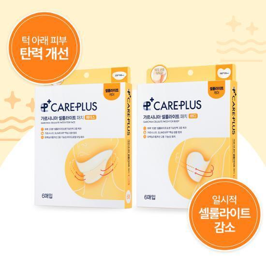 케어플러스 가르시니아 셀룰라이트 패치 6매입(페이스/바디)