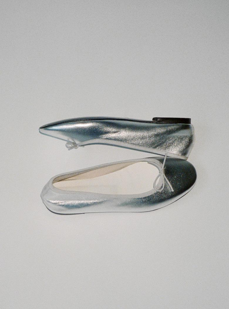 Ecole Ballet Flat (Silver)