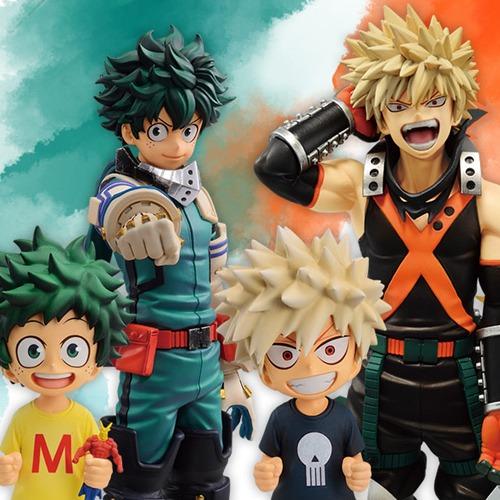 제일복권 나의 히어로 아카데미아 -두 사람의 동경- 피규어 (미도리야 이즈쿠, 바쿠고 카츠키, 올마이트)