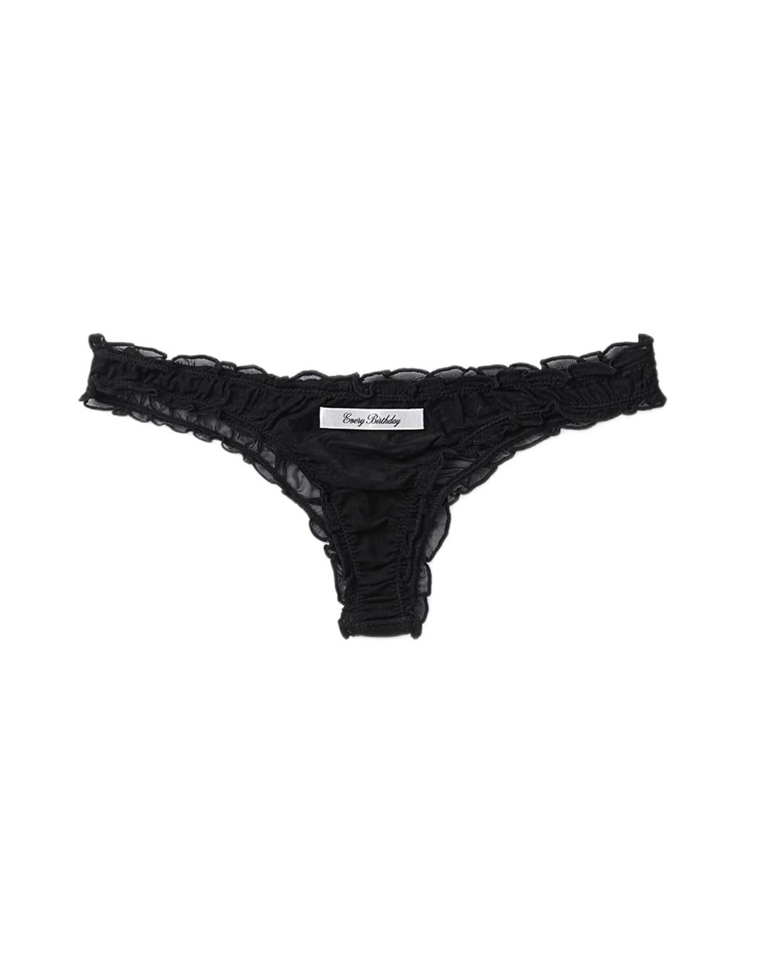 Angelic Lace Briefs Black