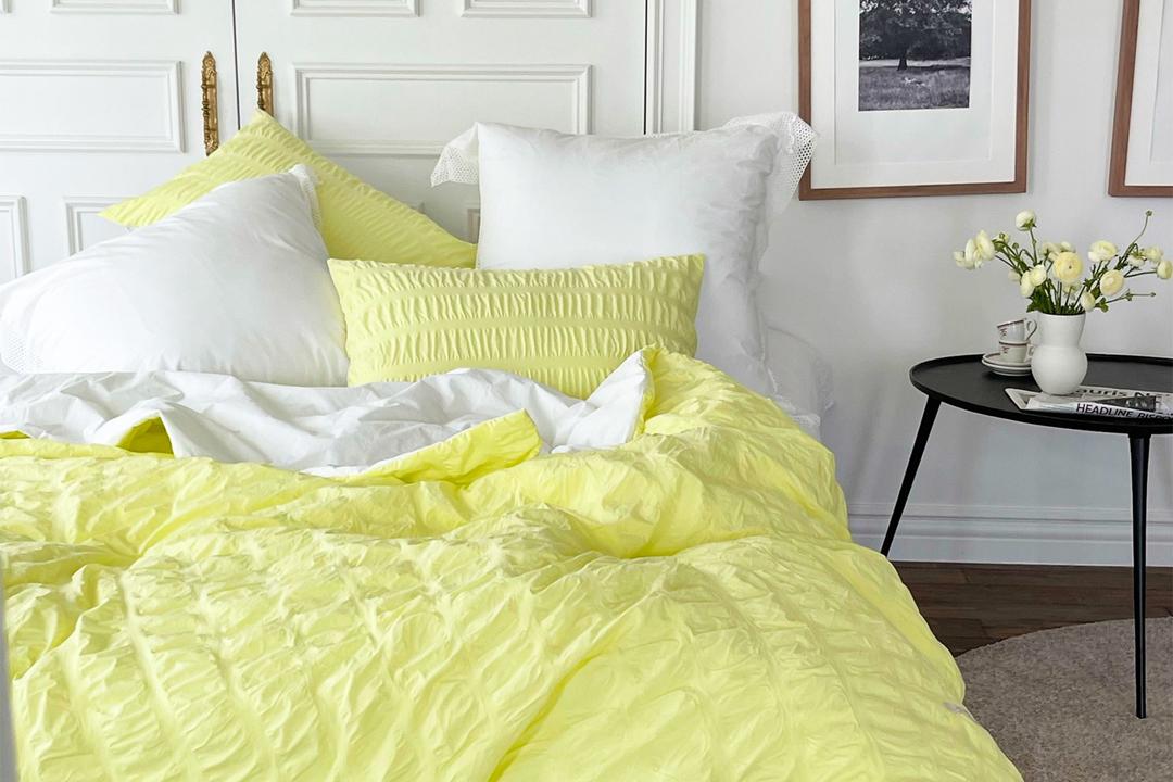 아이스베딩(차렵형)/화이트,레몬