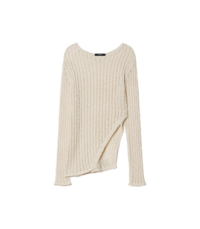 DIAGONAL : Netting Slit Knit (Ivory)